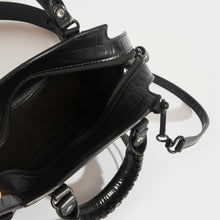 Load image into Gallery viewer, BALENCIAGA Mini Neo Classic City Croc-effect Leather Bag