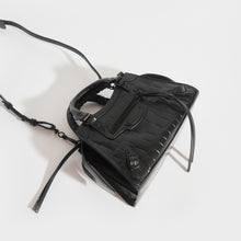 Load image into Gallery viewer, BALENCIAGA Mini Neo Classic City Croc-effect Leather Bag