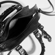 Load image into Gallery viewer, BALENCIAGA Nano Neo Classic City Croc-effect Leather Bag