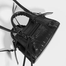 Load image into Gallery viewer, BALENCIAGA Nano Neo Classic City Croc-effect Leather Bag