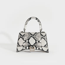 Load image into Gallery viewer, BALENCIAGA Small Hourglass Top Handle Bag in Python Print