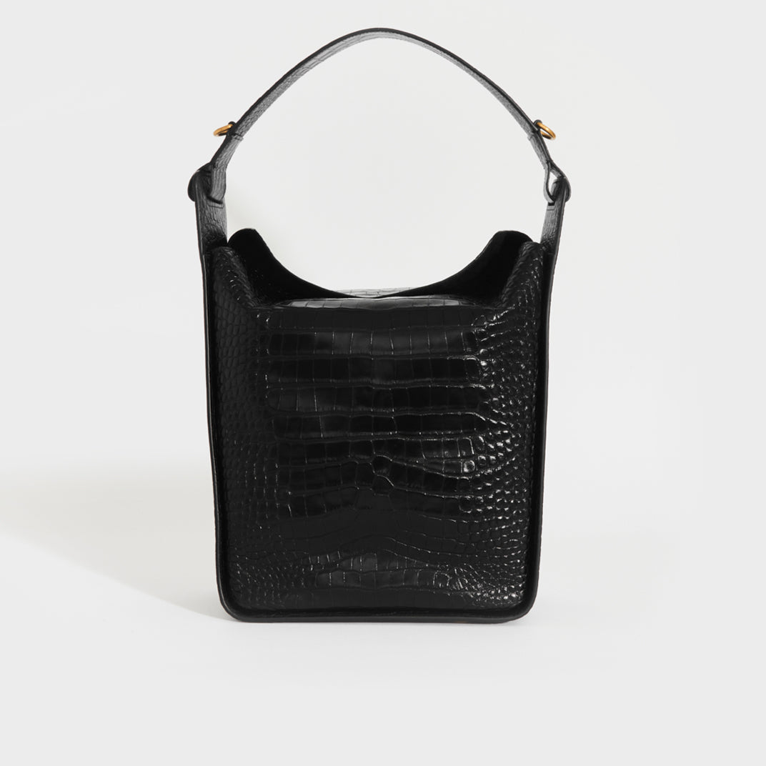 BALENCIAGA Tool 2.0 North-South Leather Tote in Black