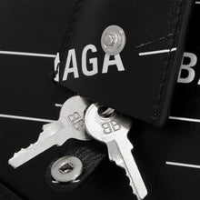 Load image into Gallery viewer, Key detail on BALENCIAGA Ville Printed Leather Tote