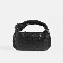 Load image into Gallery viewer, BOTTEGA VENETA Mini Jodie Intrecciato Leather Bag in Black