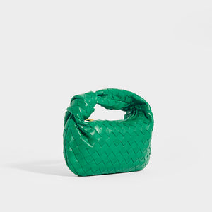 BOTTEGA VENETA Mini Jodie Intrecciato Leather Bag in Racing Green