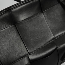Load image into Gallery viewer, BOTTEGA VENETA Arco Large Intrecciato Leather Tote Bag in Black [ReSale]