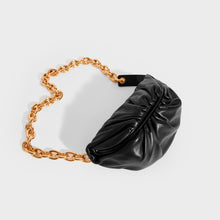 Load image into Gallery viewer, BOTTEGA VENETA Belt Chain Pouch in Black Leather