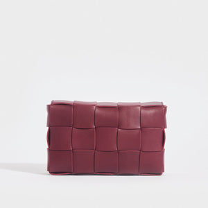 BOTTEGA VENETA Cassette Maxi Intrecciato Bag in Bordeaux [ReSale]