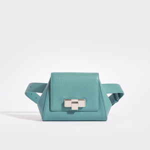 BOTTEGA VENETA Geometric Leather Belt Bag in Storm