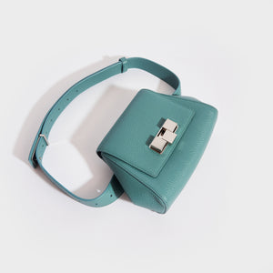 BOTTEGA VENETA Geometric Leather Belt Bag in Storm