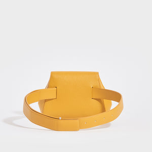 BOTTEGA VENETA Geometric Leather Belt Bag in Yellow