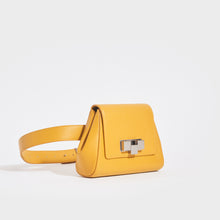 Load image into Gallery viewer, BOTTEGA VENETA Geometric Leather Belt Bag in Yellow