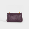 Intrecciato Baby Olimpia Shoulder Bag in Grape