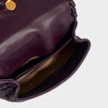 Intrecciato Baby Olimpia Shoulder Bag in Grape
