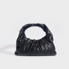 Load image into Gallery viewer, BOTTEGA VENETA Medium Shoulder Pouch Leather Bag in Black