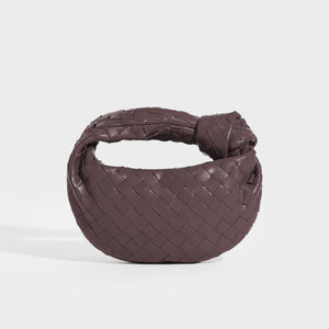 BOTTEGA VENETA Mini Jodie Intrecciato Leather Bag in Grape