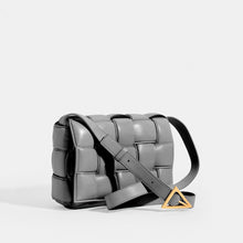 Load image into Gallery viewer, BOTTEGA VENETA Padded Cassette Bag in Thunder