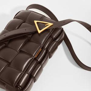 BOTTEGA VENETA Padded Cassette Bag in Fondente