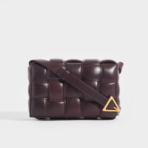 BOTTEGA VENETA Padded Cassette Bag in Grape