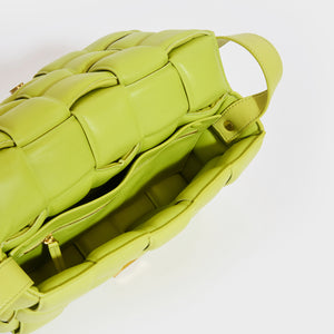 BOTTEGA VENETA Padded Cassette Bag in Kiwi