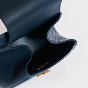 BOTTEGA VENETA Palmellato Rounded Leather Belt Bag in Deep Blue [ReSale]