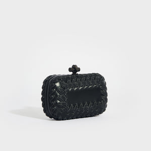 BOTTEGA VENETA Passementerie Knot Clutch Bag in Black