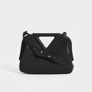 BOTTEGA VENETA Point Small Leather Bag in Black