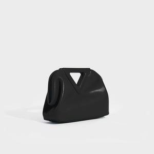 BOTTEGA VENETA Point Small Leather Bag in Black