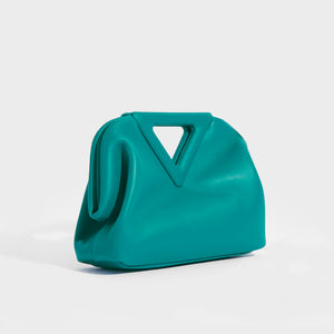 BOTTEGA VENETA Point Small Leather Bag in Mallard