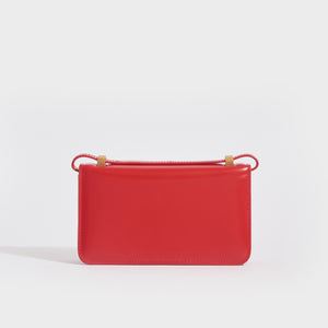 BOTTEGA VENETA The Classic Mini Leather Shoulder Bag in Red