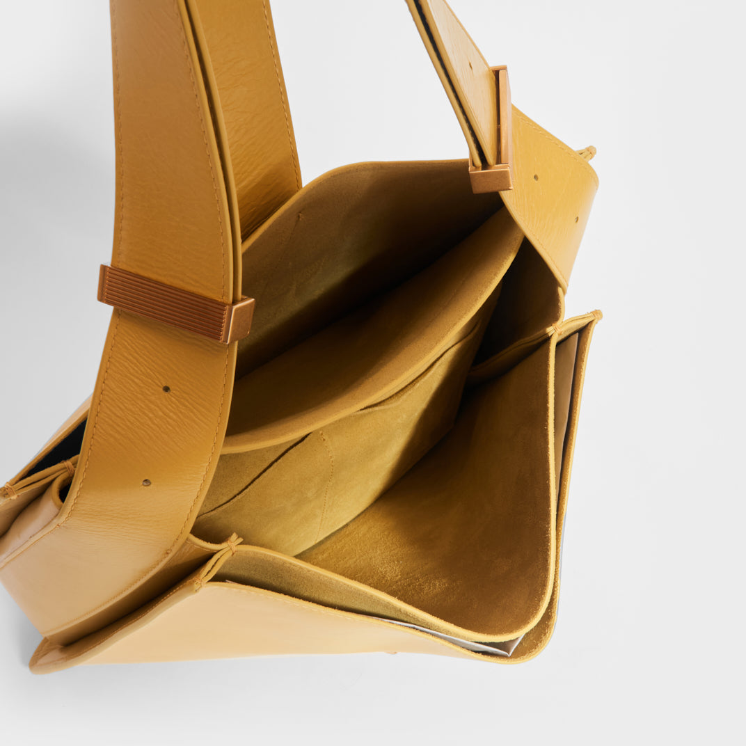 The Marie Shoulder Bag in Yellow