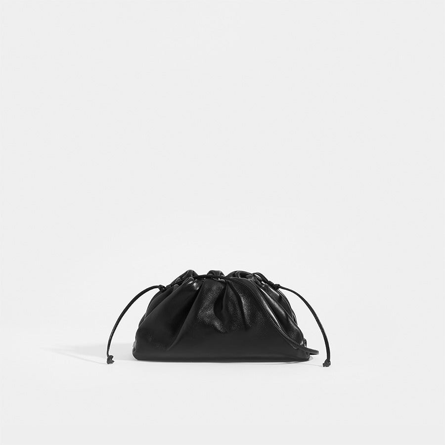Bottega mini pouch black Clearance