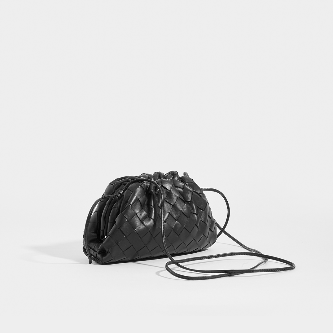 BOTTEGA VENETA The Pouch 20 Crossbody Black COCOON