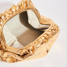 Load image into Gallery viewer, BOTTEGA VENETA The Pouch Leather Clutch in Gold