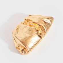 Load image into Gallery viewer, BOTTEGA VENETA The Pouch Leather Clutch in Gold