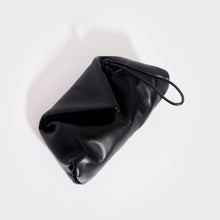 Load image into Gallery viewer, BOTTEGA VENETA The Trine Leather Clutch in Black