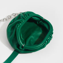 Load image into Gallery viewer, BOTTEGA VENETA Belt Chain Pouch in Green Leather