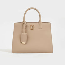 Load image into Gallery viewer, Front of the BURBERRY Mini Frances Bag in Oat Beige Grainy Leather