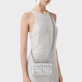 Mini Quilted Leather Lola Bag in Metallic Silver [ReSale]