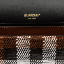 Load image into Gallery viewer, BURBERRY Small Sequin Check Lola Bag in Dark Birch Brown