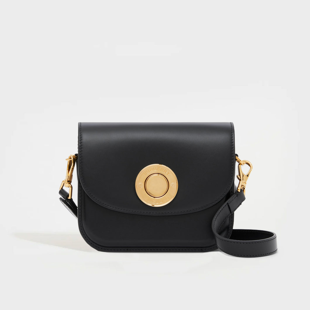 BURBERRY Black Leather Small Elizabeth bag COCOON