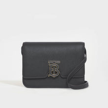 Load image into Gallery viewer, BURBERRY Small Grainy Leather TB Bag in Black