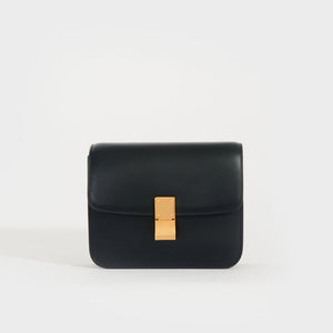 CELINE Classic Box Leather Shoulder Bag in Black [ReSale]