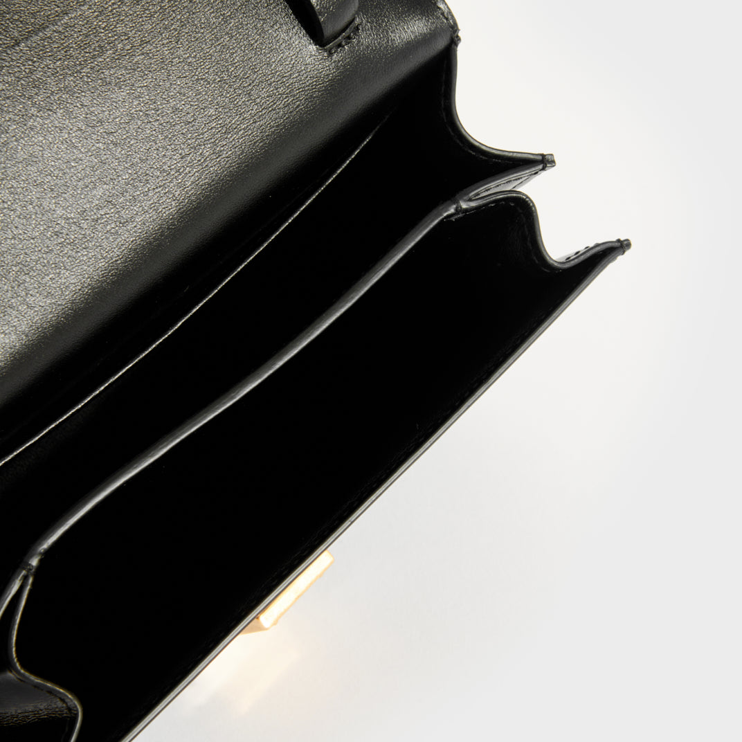 Small Classic Box Shoulder Bag in Black