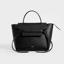 Load image into Gallery viewer, CELINE Micro Belt Bag in Black Grained Leather