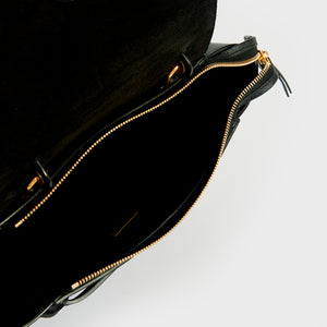 CELINE Micro Belt Bag in Black Grained Leather