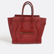 Load image into Gallery viewer, CELINE Micro Luggage Handbag in Red [ReSale]