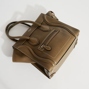 CELINE Micro Luggage Handbag in Grey [ReSale]