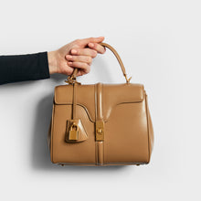 Load image into Gallery viewer, CELINE Small 16 Bag in Satinated Nude Calf Leather