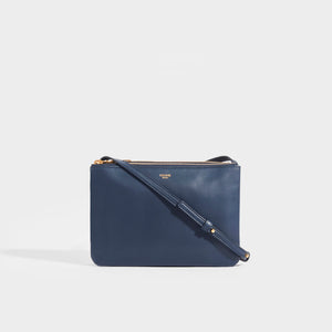 CELINE Small Trio Bag in Navy COCOON